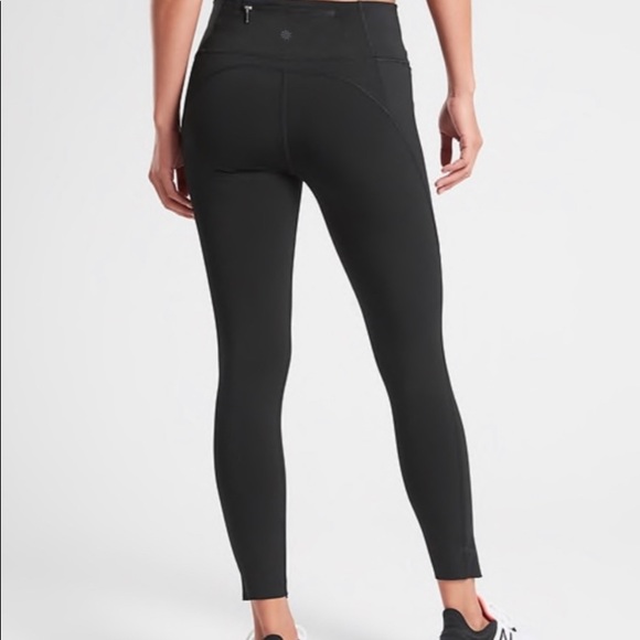 Athleta Velocity Stash Pocket Tight in Black Size Medium - Picture 2 of 12